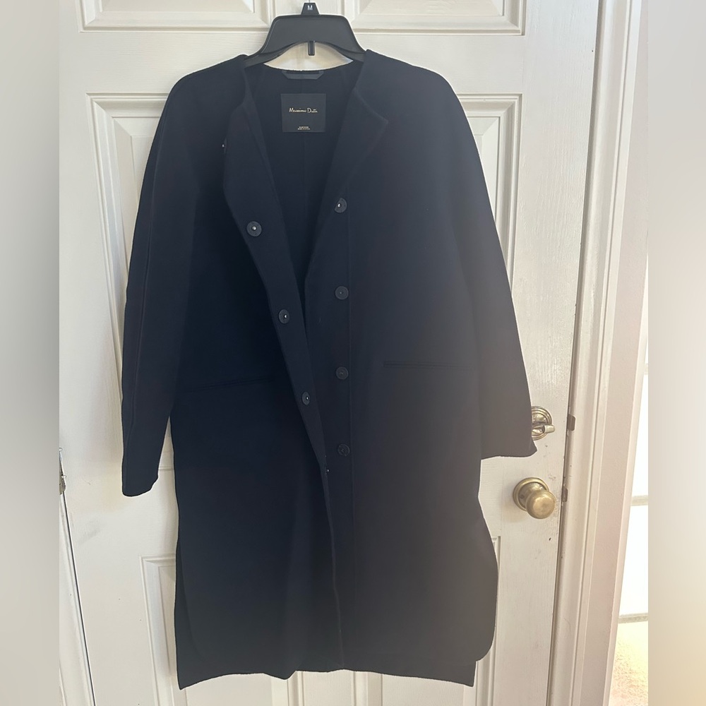 Mossimo Dutti Navy wool coat